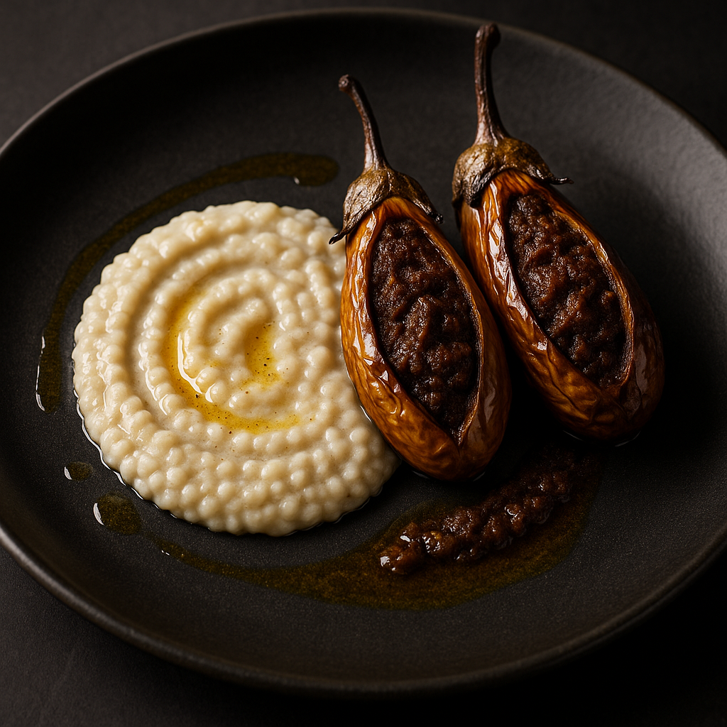 20250830_1213_Gourmet Eggplant Presentation_simple_compose_01k3wvcr0we88trr2k3we6f0pj